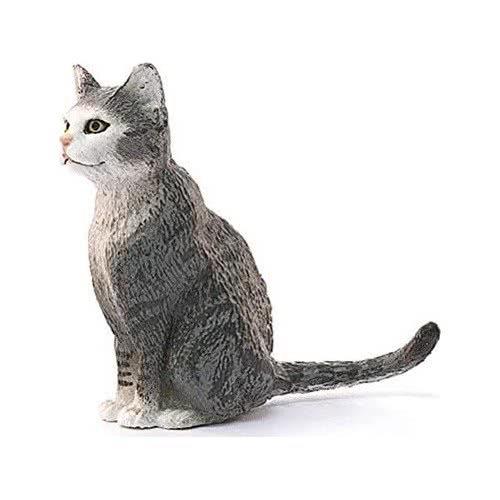 Schleich Cat Sitting Toy Figure 13771 4059433025629
