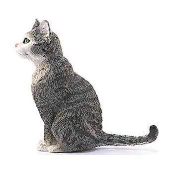 Schleich Cat Sitting Toy Figure 13771 4059433025629