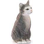 Schleich Cat Sitting Toy Figure 13771 4059433025629