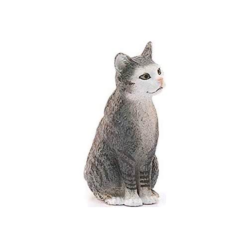 Schleich Cat Sitting Toy Figure 13771 4059433025629