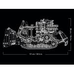 LEGO Technic Μπουλντόζα Cat D11 Ελεγχόμενη Μέσω Εφαρμογής 42131 5702016912937