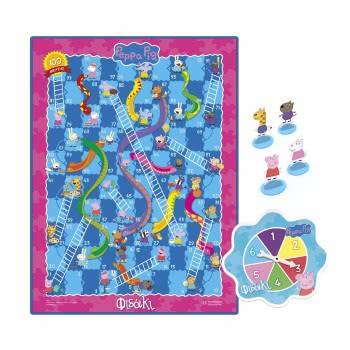 Hasbro Snakes And Ladders Peppa Pig F4853 5010993929504