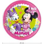 PROCOS 8 Party Plates, Multi-Colour Minnie Happy Helpers FSC Next Generation Disney 20Cm 093491 5201184934913