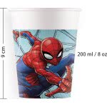 PROCOS Ποτήρια Χάρτινα Spiderman Team Up FSC Next Generation Marvel 200Ml - 8Τμχ 093468 5201184934685