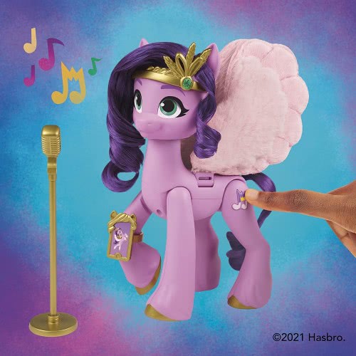 Hasbro My Little Pony A New Generation Film Musical Princess Petals 15 Cm Pony That Plays Music F1796 5010993837038