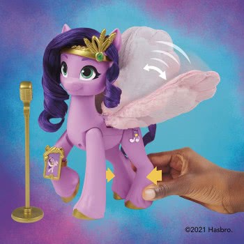Hasbro My Little Pony A New Generation Film Musical Princess Petals 15 Cm Pony That Plays Music F1796 5010993837038