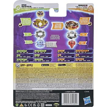 Hasbro Beyblade Burst Surge Speedstorm Spear Valtryek V6 And Regulus R6 Dual Pack F2290 / F2301 5010993814800