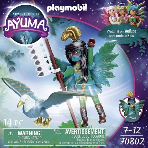Playmobil Adventures Of Ayuma Knight Fairy Με Μαγικό Ζωάκι 70802 4008789708021