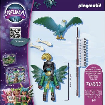 Playmobil Adventures Of Ayuma Knight Fairy With Soul Animal 70802 4008789708021