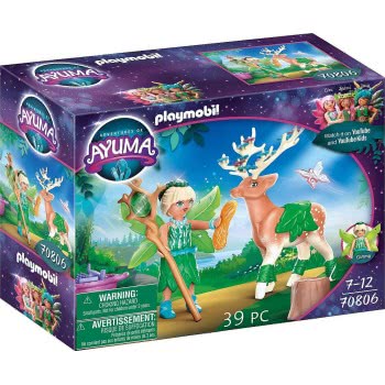 Playmobil Adventures Of Ayuma Forest Fairy Με Μαγικό Ζωάκι 70806 4008789708069