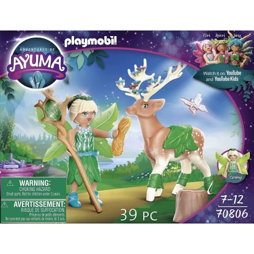 Playmobil Adventures Of Ayuma Forest Fairy With Soul Animal, For Ages 7+ 70806 4008789708069
