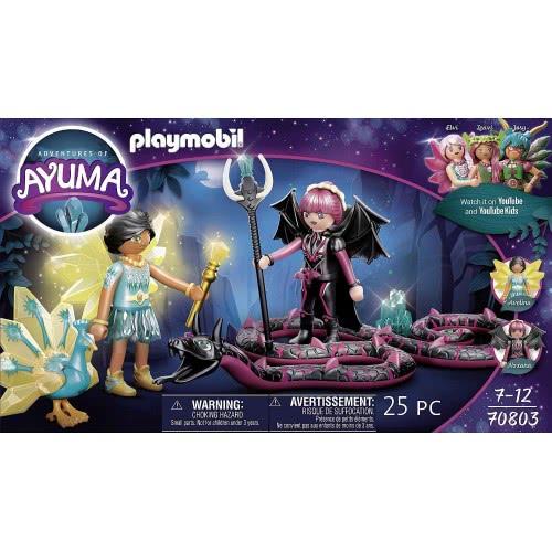 Playmobil Adventures Of Ayuma Crystal Fairy And Bat Fairy Και Μαγικά Ζωάκια 70803 4008789708038