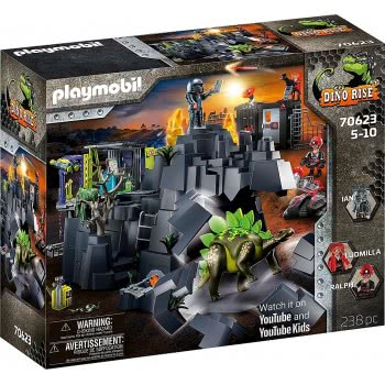 Playmobil Dino Rise Crystal Mine, With Light, Sound And Vibration Effect, For Ages 5+ 70623 4008789706232