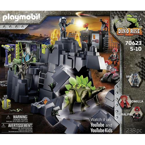 Playmobil Dino Rise Crystal Mine Ο Βράχος Των Δεινοσαύρων, Με Φως, Ήχο Και Δόνηση 70623 4008789706232