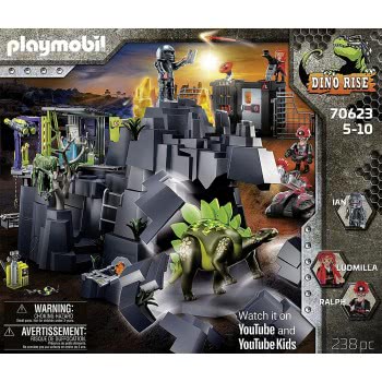 Playmobil Dino Rise Crystal Mine, With Light, Sound And Vibration Effect, For Ages 5+ 70623 4008789706232