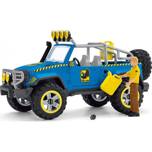 Schleich Off-Road Vehicle With Dino Outpost Dinosaurs 41464 4059433266442