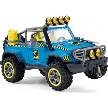 Schleich Off-Road Vehicle With Dino Outpost Dinosaurs 41464 4059433266442