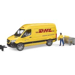 bruder Mb Sprinter Dhl With Driver, Multicoloured 02671 4001702026714