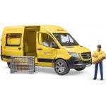 bruder MB Φορτηγάκι Mercedes Sprinter DHL Με Οδηγό Και Εξοπλισμό 02671 4001702026714