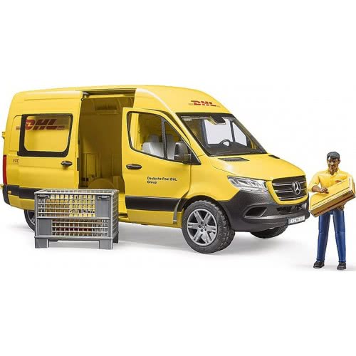 bruder Mb Sprinter Dhl With Driver, Multicoloured 02671 4001702026714