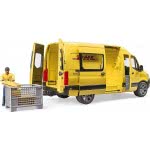 bruder Mb Sprinter Dhl With Driver, Multicoloured 02671 4001702026714