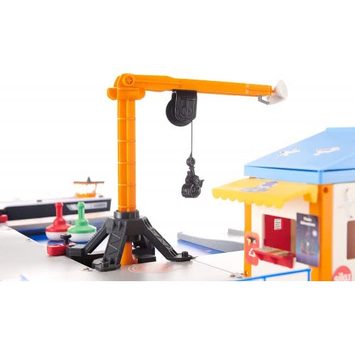 siku World Non-Powered Λιμάνι Με Πλοιάριο Και Εξοπλισμό 5512 4006874055128