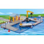 siku World Non-Powered Λιμάνι Με Πλοιάριο Και Εξοπλισμό 5512 4006874055128