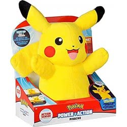 Jazwares Pokemon Λούτρινο 25Cm Με Ήχο Και Φως Pikachu JW000105 889933978347