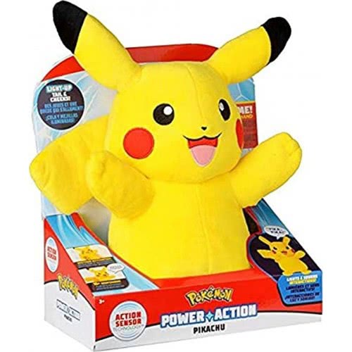 Jazwares Pokemon Λούτρινο 25Cm Με Ήχο Και Φως Pikachu JW000105 889933978347