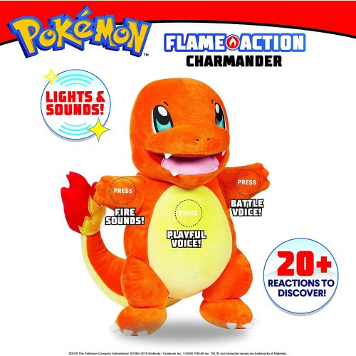 Jazwares Pokemon Plush 25Cm Charmader JW000105 889933977708