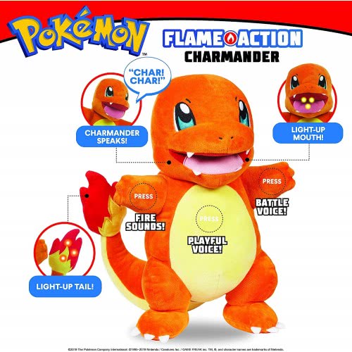 Jazwares Pokemon Plush 25Cm Charmader JW000105 889933977708