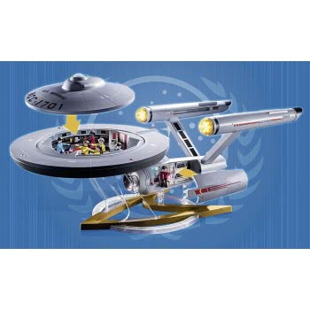 Playmobil Star Trek U.S.S. Enterprise Ncc-1701, Ar App, Light Effects And Original Sounds 70548 4008789705488