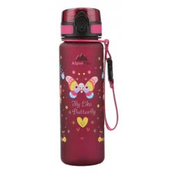 AlpinTec Water Canteen Kids 500Ml Rasberry Butterfly C-500RS-BU 4891833450379
