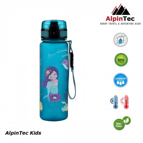 AlpinTec Water Canteen Kids 500Ml Ciel Mermaid C-500CI-MER 4897012810019