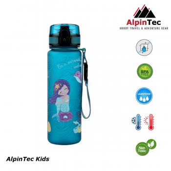 AlpinTec Water Canteen Kids 500Ml Ciel Mermaid C-500CI-MER 4897012810019
