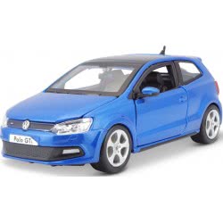 Bburago 1/24 Plus VW Polo GTI Mark 5 Blue 21059 4893993013951