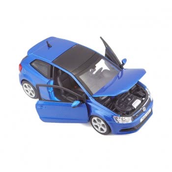 Bburago 1/24 Plus VW Polo GTI Mark 5 Blue 21059 4893993013951
