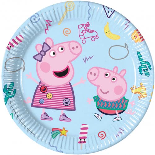 PROCOS Πιάτα Μεγάλα Peppa Pig FCS Next Generaration Hasbro 23Cm - 8Τμχ 093436 5201184934364