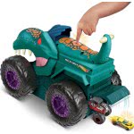 Mattel Hot Wheels Monster Trucks Car Chompin Mega Wrex Giant Vehicle With Lights And Sound Effects GYL13 887961974775