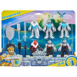 Mattel Imaginext Battle Castle Pack, A Total Of 6 Seats Ιππότες - Φιγούρες Μάχης Multipack HCG46 194735009657