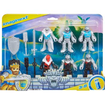 Mattel Imaginext Battle Castle Pack, A Total Of 6 Seats Ιππότες - Φιγούρες Μάχης Multipack HCG46 194735009657