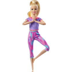 Mattel Barbie NEW Performance Moves Purple Dye Pants Blonde Doll FTG80 / GXF04 887961954951