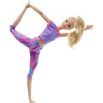 Mattel Barbie Νέες Αμέτρητες Κινήσεις Purple Dye Pants Blonde Doll FTG80 / GXF04 887961954951