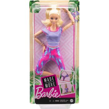 Mattel Barbie Νέες Αμέτρητες Κινήσεις Purple Dye Pants Blonde Doll FTG80 / GXF04 887961954951
