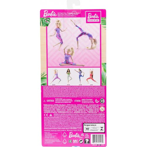 Mattel Barbie Νέες Αμέτρητες Κινήσεις Purple Dye Pants Blonde Doll FTG80 / GXF04 887961954951