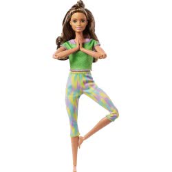 Mattel Barbie Νέες Αμέτρητες Κινήσεις Green Dye Pants Doll FTG80 / GXF05 887961954968