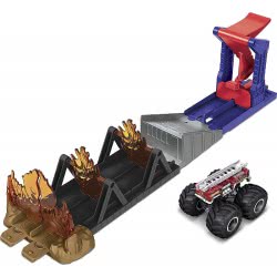 Mattel Hot Wheels Monster Trucks Hero Play Fire Through GYL09 / GYL12 887961974768