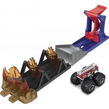 Mattel Hot Wheels Monster Trucks Hero Play Fire Through GYL09 / GYL12 887961974768