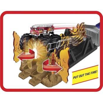 Mattel Hot Wheels Monster Trucks Hero Play Fire Through GYL09 / GYL12 887961974768