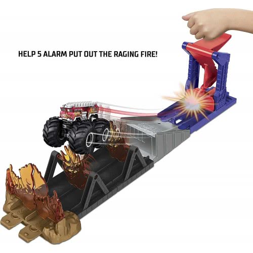 Mattel Hot Wheels Monster Trucks Hero Play Fire Through GYL09 / GYL12 887961974768